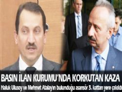 Atalay kaza geçirdi